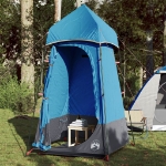 Tenda per Toilette Blu Impermeabile