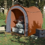 Tenda Portaoggetti Grigio e Arancione Impermeabile