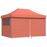 Tendone per Feste Pieghevole Pop-Up con 4 Pareti Terracotta