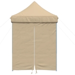 Tendone per Feste Pieghevole Pop-Up con 4 Pareti Beige