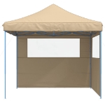 Tendone per Feste Pieghevole Pop-Up con 2 Pareti Beige