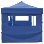 Tenda Pieghevole Pop-Up con 5 Pareti Laterali 3x9 m Blu