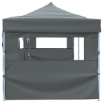 Tenda Pieghevole Pop-Up con 5 Pareti Laterali 3x9 m Antracite