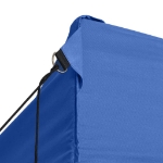 Tenda Pieghevole con 3 Pareti 3x4,5 m Blu