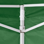 Tenda Pieghevole con 2 Pareti 3x3 m Verde