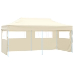 Tenda per Feste Pop-Up Pieghevole Crema 3 x 6 m