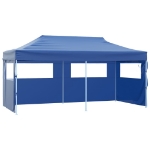 Tenda per Feste Pop-up Pieghevole Blu 3 x 6 m