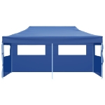 Tenda per Feste Pop-up Pieghevole Blu 3 x 6 m