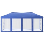 Tenda per Feste Pieghevole con Pareti Laterali Blu 3x6 m