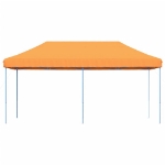 Tenda da Festa Pieghevole Pop-Up Arancione 580x292x315 cm