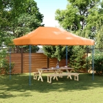 Tenda da Festa Pieghevole Pop-Up Arancione 410x279x315 cm