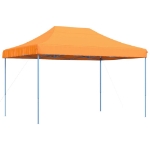 Tenda da Festa Pieghevole Pop-Up Arancione 410x279x315 cm