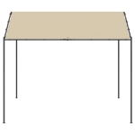 Tenda a Baldacchino Beige 3x3 m in Acciaio e Tessuto