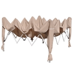 HI Tenda per Feste Pieghevole 3x3 m Beige