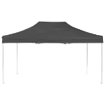 Gazebo Professionale Pieghevole Alluminio 4,5x3 m Antracite