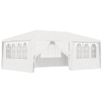 Gazebo Professionale con Pareti 4x6 m Bianco 90 g/m²