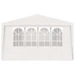 Gazebo Professionale con Pareti 4x6 m Bianco 90 g/m²