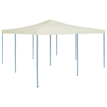 Gazebo Pieghevole 5x5 m Crema