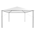 Gazebo da Giardino 4x4x3 m Bianco 180 g/m²