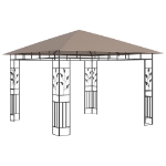 Gazebo con Zanzariera 3x3x2,73 m Talpa 180 g/m²