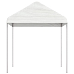 Gazebo con Tetto Bianco 2,28x2,23x2,69 m in Polietilene