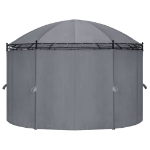 Gazebo con Tende 520x349x255 cm Antracite