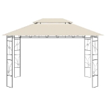 Gazebo 4x3x2,7 m Crema 160 g/m²