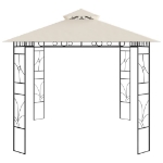 Gazebo 4x3x2,7 m Crema 160 g/m²