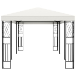 Gazebo 3x6 m Crema in Tessuto