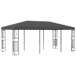 Gazebo 3x6 m Antracite in Tessuto