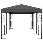 Gazebo 3x6 m Antracite in Tessuto