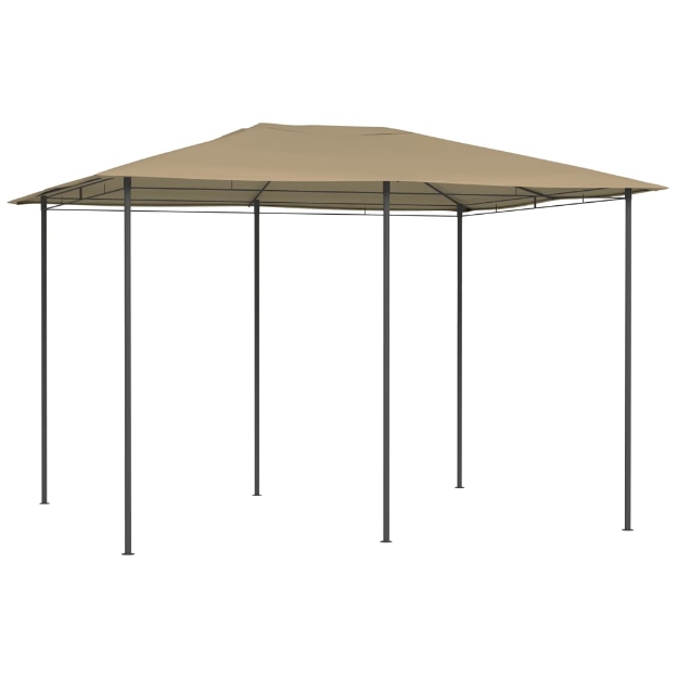 Gazebo 3x4x2,6 m Grigio Talpa 160 g/m²