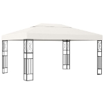 Gazebo 3x4 m Crema in Tessuto