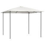 Gazebo 3x3x2,6 m Crema 160 g/m²