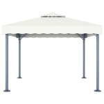 Gazebo 300x300 cm Crema Alluminio