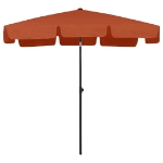 Ombrellone da Spiaggia Terracotta 200x125 cm