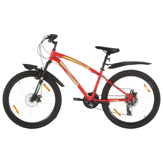 Mountain Bike 21 Speed 26" Ruote 42 cm Rosso