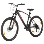 Mountain Bike 21 Speed 29" Ruote 48 cm Telaio Nero