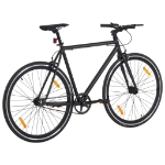 Bicicletta a Scatto Fisso Nera 700c 55 cm