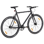 Bicicletta a Scatto Fisso Nera 700c 59 cm