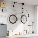 Sollevatori per Bici con Supporto a Soffitto 2 pz 20 kg