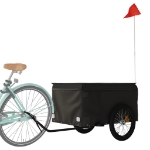 Rimorchio da Bici Nero 45 kg in Ferro