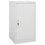 Armadio Porta Sella Grigio Chiaro 53x53x105 cm in Acciaio