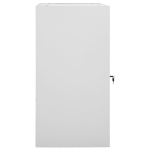 Armadio Porta Sella Grigio Chiaro 53x53x105 cm in Acciaio