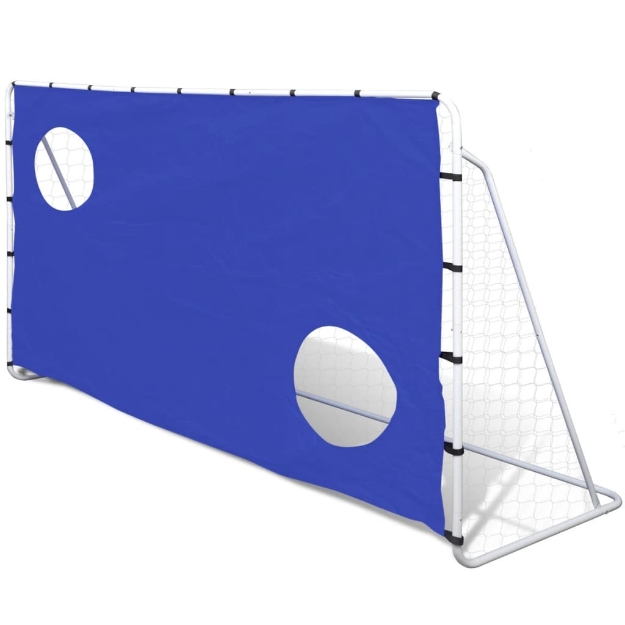 Porta da Calcio e Telone con Buchi per Allenamento 240x92x150cm