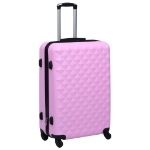 Trolley a Custodia Rigida Rosa ABS