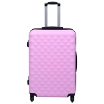 Trolley a Custodia Rigida Rosa ABS