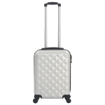 Trolley a Custodia Rigida Argento Lucido ABS