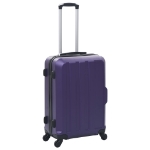 Set Trolley a Custodia Rigida 3 pz Viola in ABS