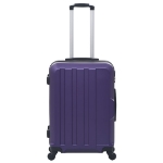 Set Trolley a Custodia Rigida 3 pz Viola in ABS